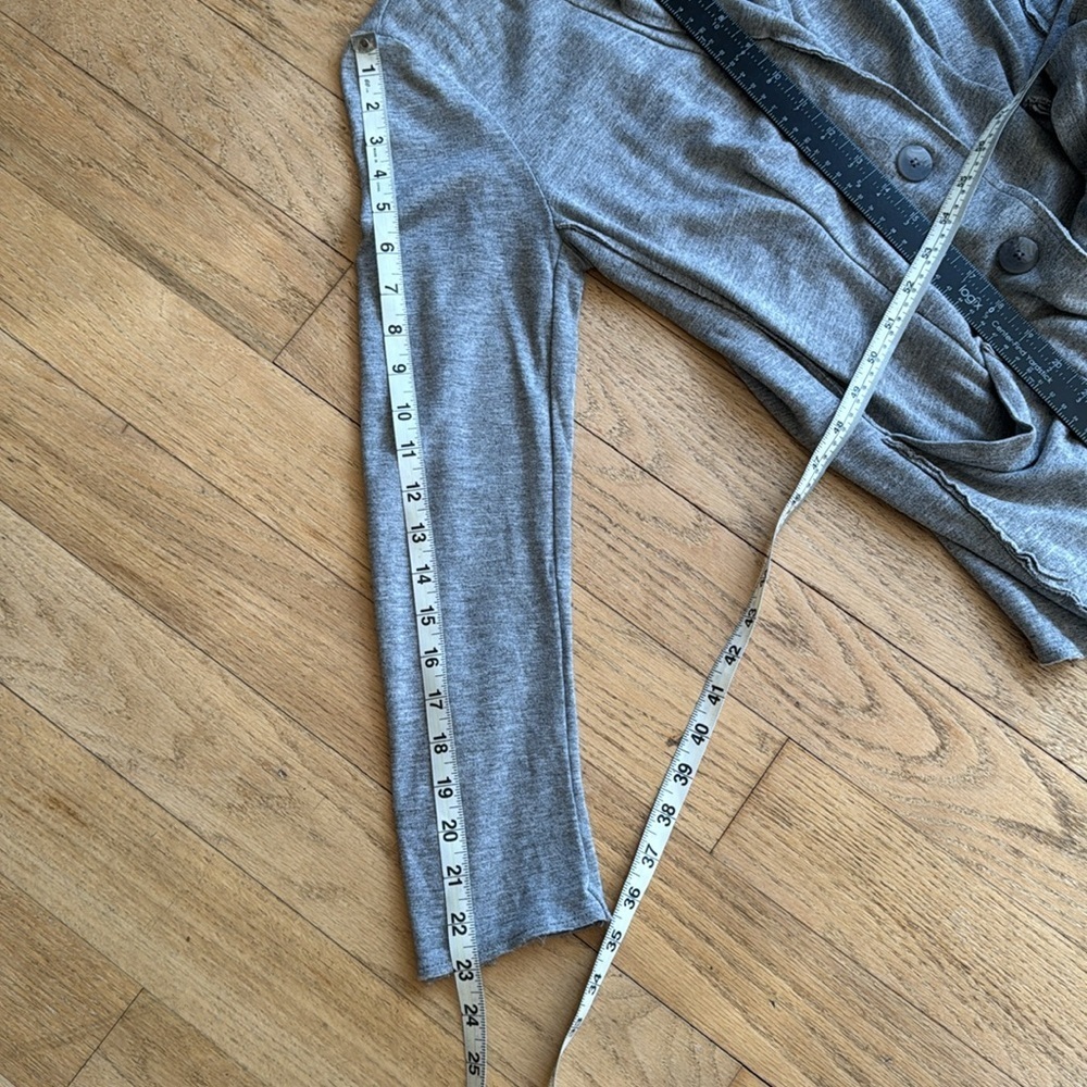 J Jill jersey blazer gray women’s size xs - Picture 9 of 10